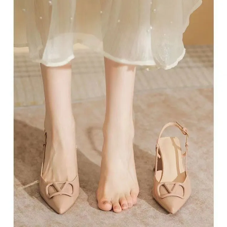 Breakj Breakj Mary Jane Single Shoe Woman 2025 New Coarse Heel Head Buckle French High Heels In The Heel Patent Leather