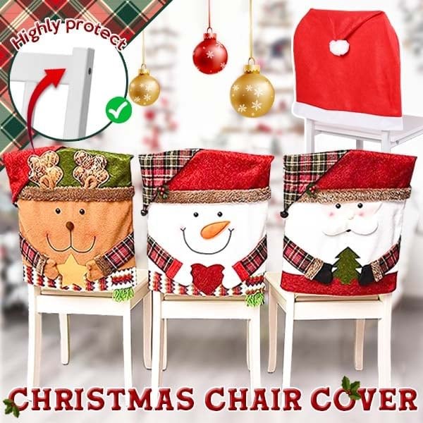 Christmas Back Chair Slip Covers🔥Buy 3 Get 1 Free