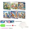 6pcs DIY Diamond Painting Grußkarte Set für Urlaub Segen Weihnachtsgeschenk