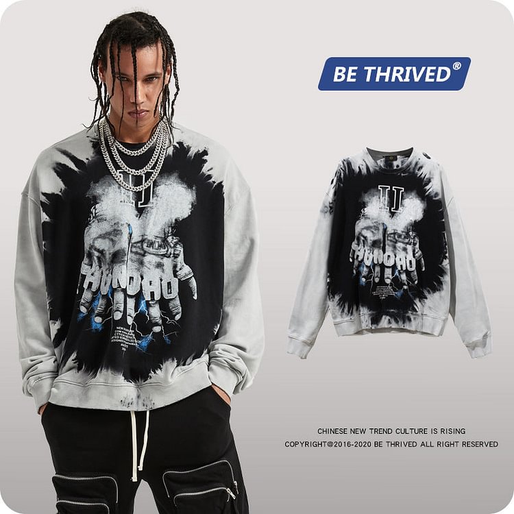 Men's Autumn and Winter Punk plus Size Retro Sports Coat Men's Clothing Men Top