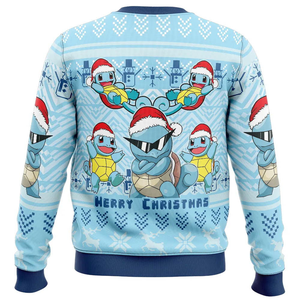 Christmas Squirtle Pokemon Ugly Christmas Sweatshirt