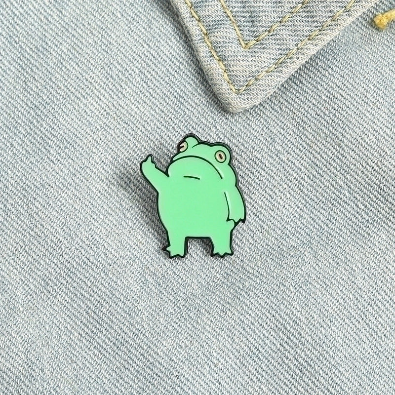 Fashion Pin Frog Alloy Plating Unisex Brooches