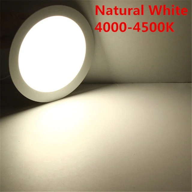 LED Downlight Recessed Kitchen Bathroom Lamp 25W Round/Square LED Ceiling Panel light Warm/Natural/Cool White Free ship