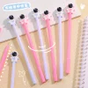 20PCS Cute Pink Cartoon Astronaut 0.5mm Gel Pen Student Office Exam Stationery Gift