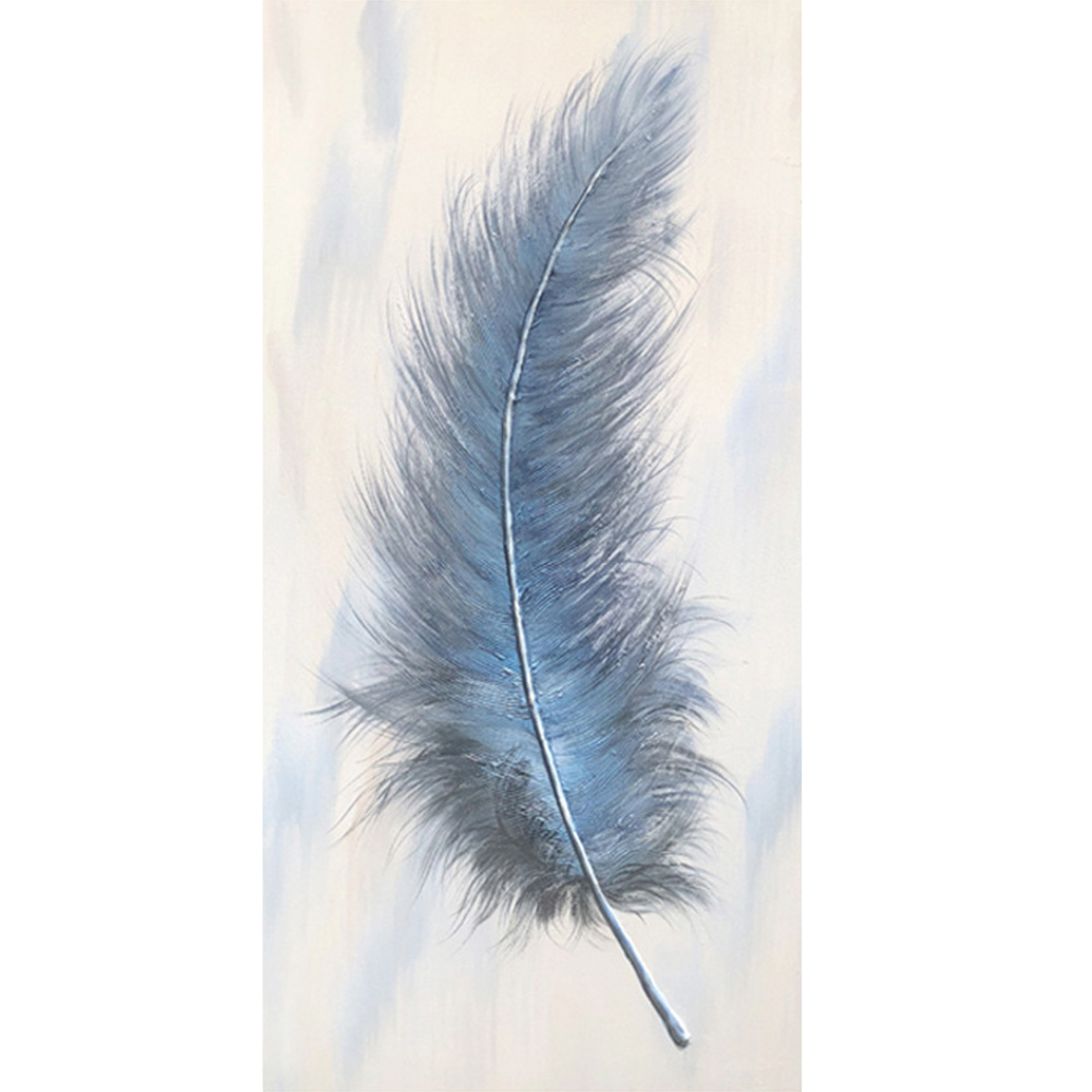 

Feather - Round Drill Diamond Painting - 45*85CM (Big Size), Round diamond, 501 Original