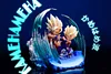 WCF Scale Son Gohan & Son Goku-The end of Cell's game - Dragon Ball Resin Statue - League Studios