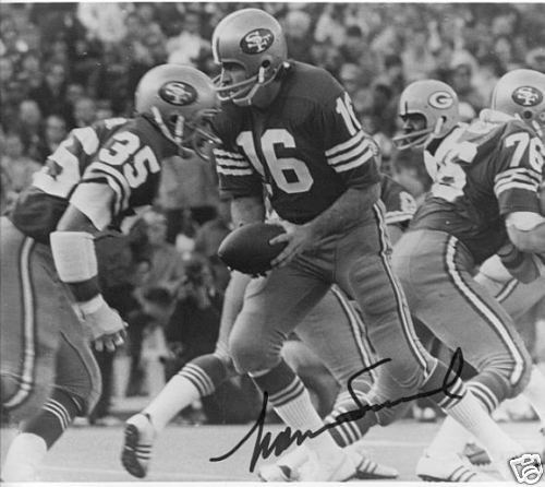 NORM SNEAD SAN FRANCISCO 49ERS ACTION SIGNED 8x10