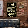 Funny Slogan - Vintage Metal Signs - 20*30cm/30*40cm - Warning