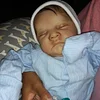 20" Real Lifelike Biracial Reborn Asleep Doll Boy Junior,Gift foe Kids with Clothes and Pacifier - RBBI-Myrebornbabydoll&reg; Myrebornbabydoll&reg;