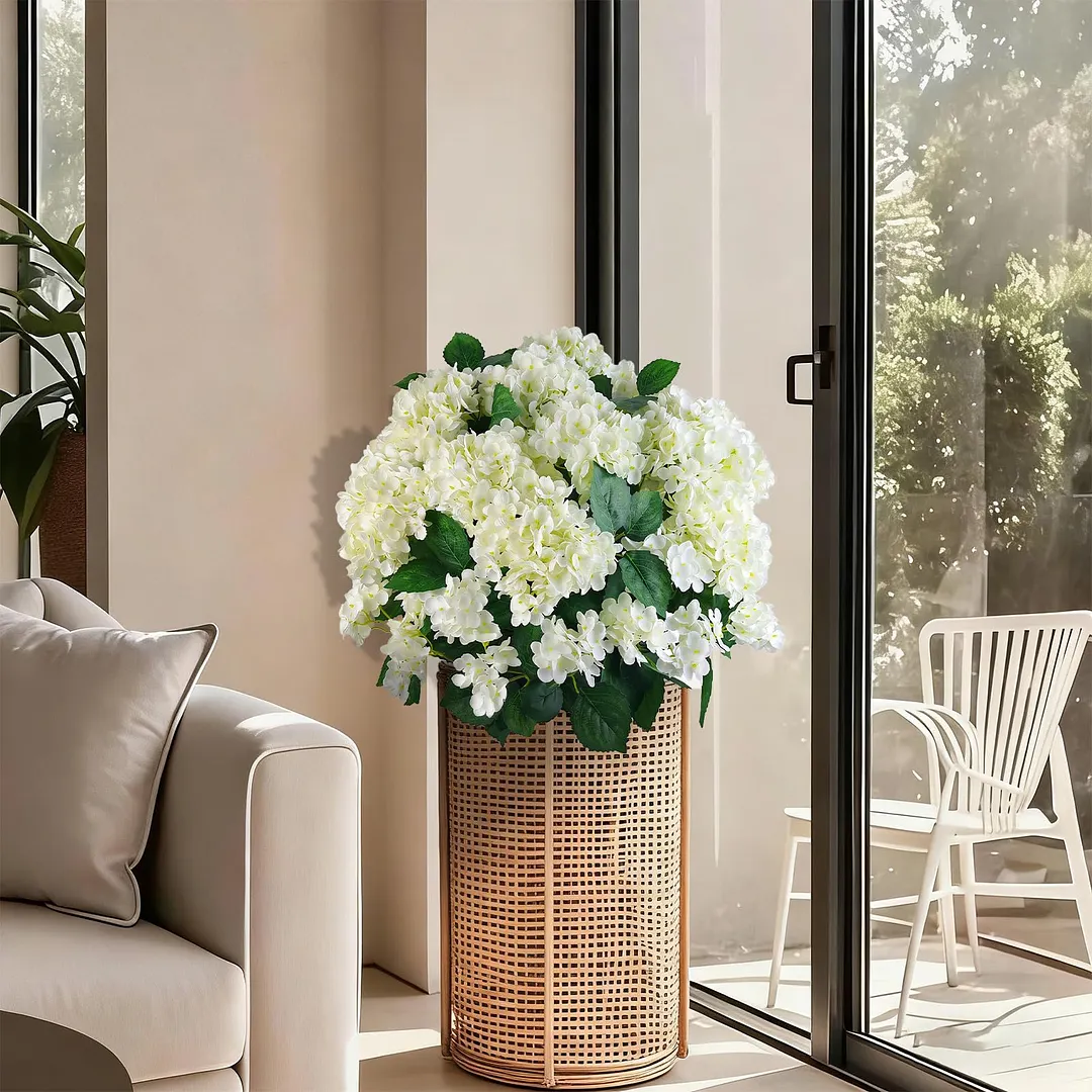 🔥Hot Sale 70% OFF🔥Artificial Outdoor Hydrangea Flowers - UV resistant. Waterproof. Windproof