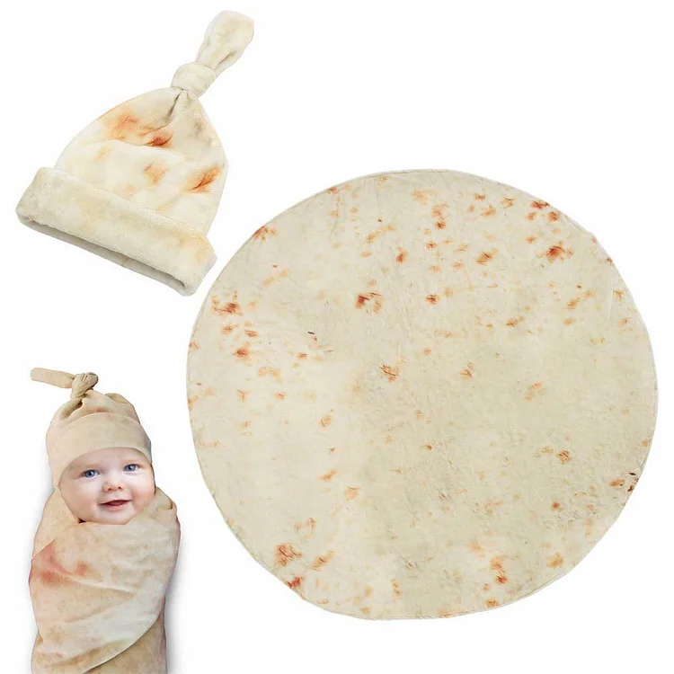Baby Burrito Flannel Wrap Blanket