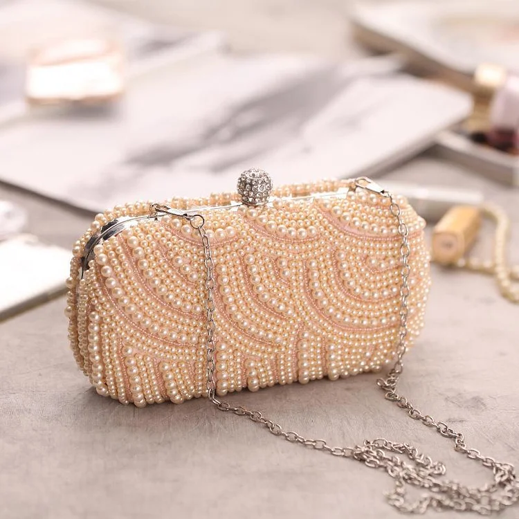 Lady bead elegant handbag