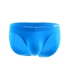 Men's Nylon Solid Contour Pouch Bikini Briefs
