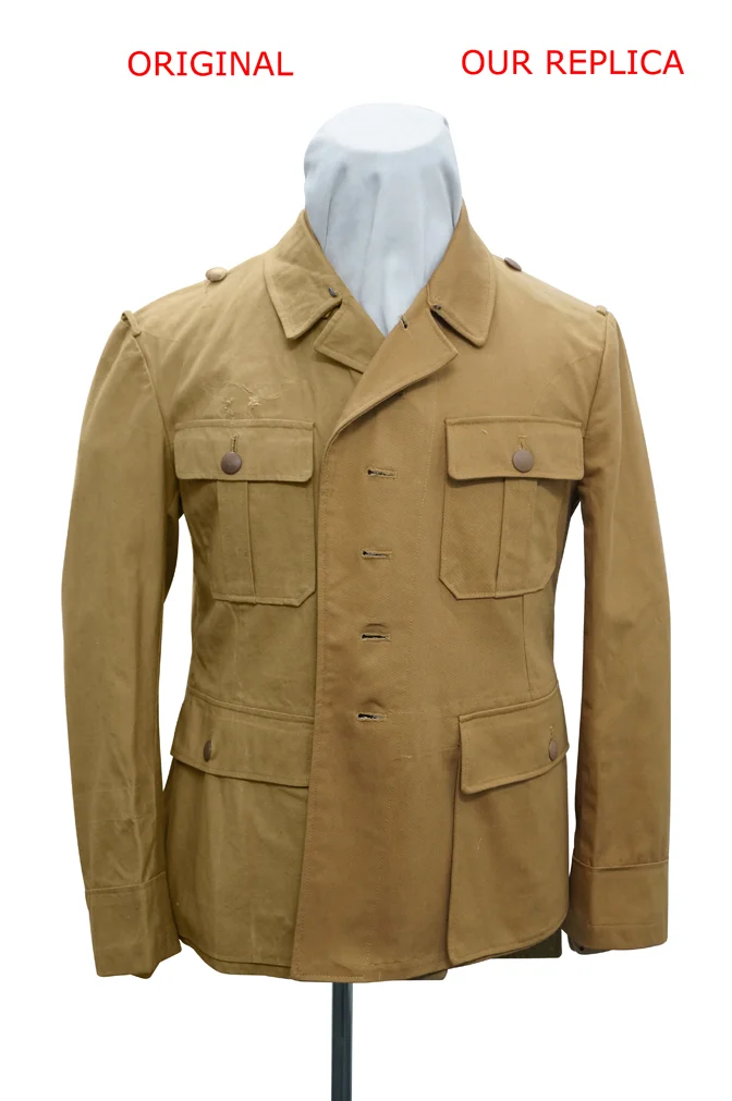   Luftwaffe DAK Tropical Afrikakorps M1941 Sand Field Tunic German-Uniform