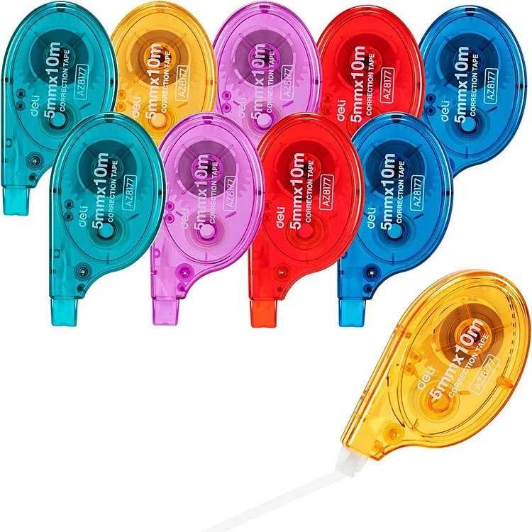 Deli Writing Correction Tape White Out Correction Tapes Eraser 