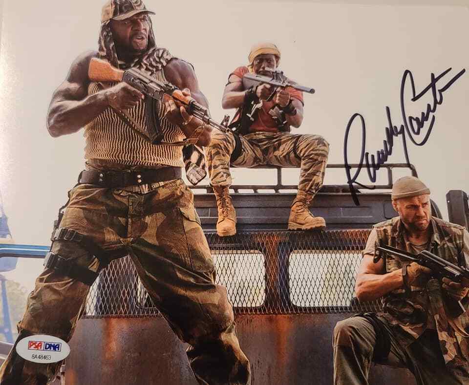 Randy Couture signed The Expendables Toll Road 8x10 Photo Poster painting PSA COA