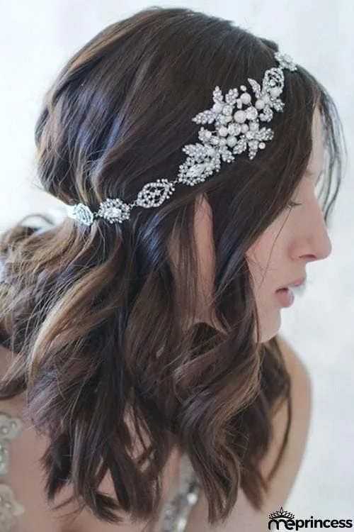 Flower Pearl Hair Headband