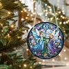 Diamond Painting Acrylic Stained Glass Fairy Hanging Pendant