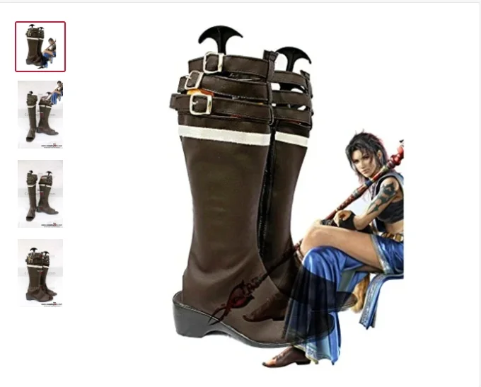final fantasy  oerba yun fang cosplay boots shoes