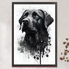 (Stamped/Counted) Labrador-11CT/14CT Cross Stitch 40*60cm(Big Size)