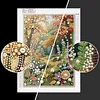 Diamond Painting-DIY Special Shaped Drill Pearl Painting Flower Roads(30x40cm)