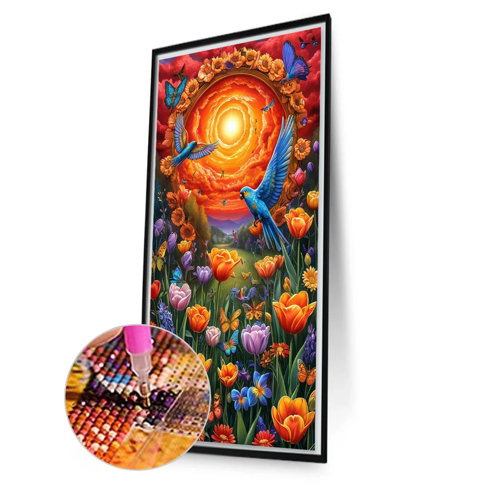Diamond Painting - Full Round Drill - Bird(Canvas|40*70cm)