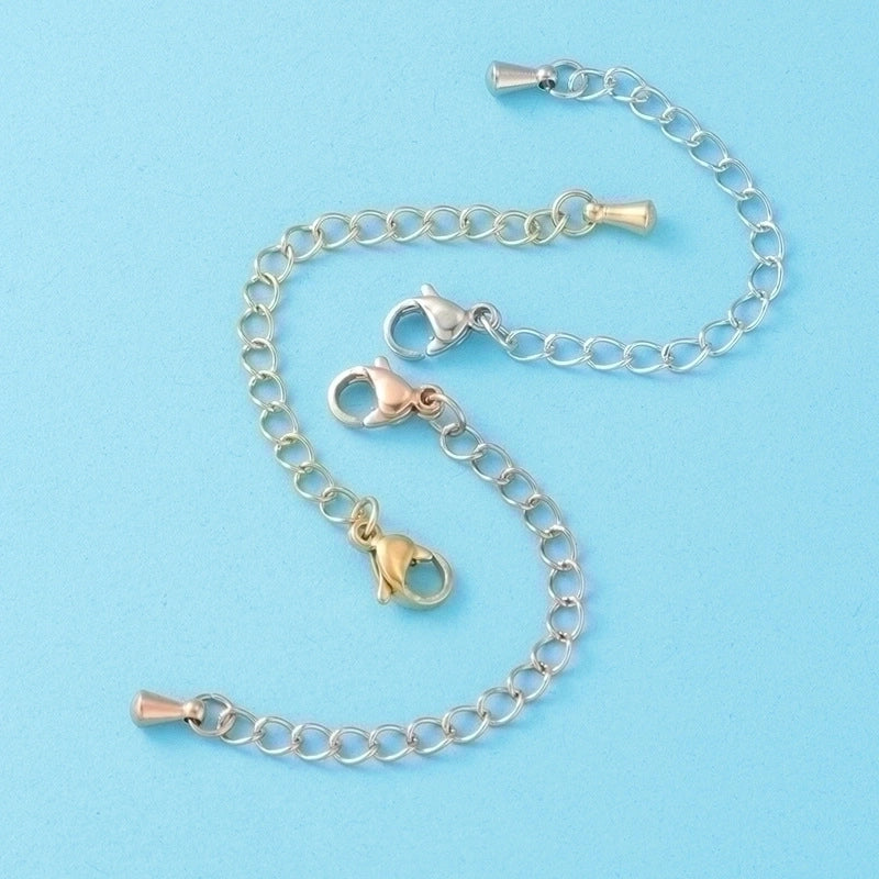 1 Piece Stainless Steel None 18K Gold Plated Solid Color Chain