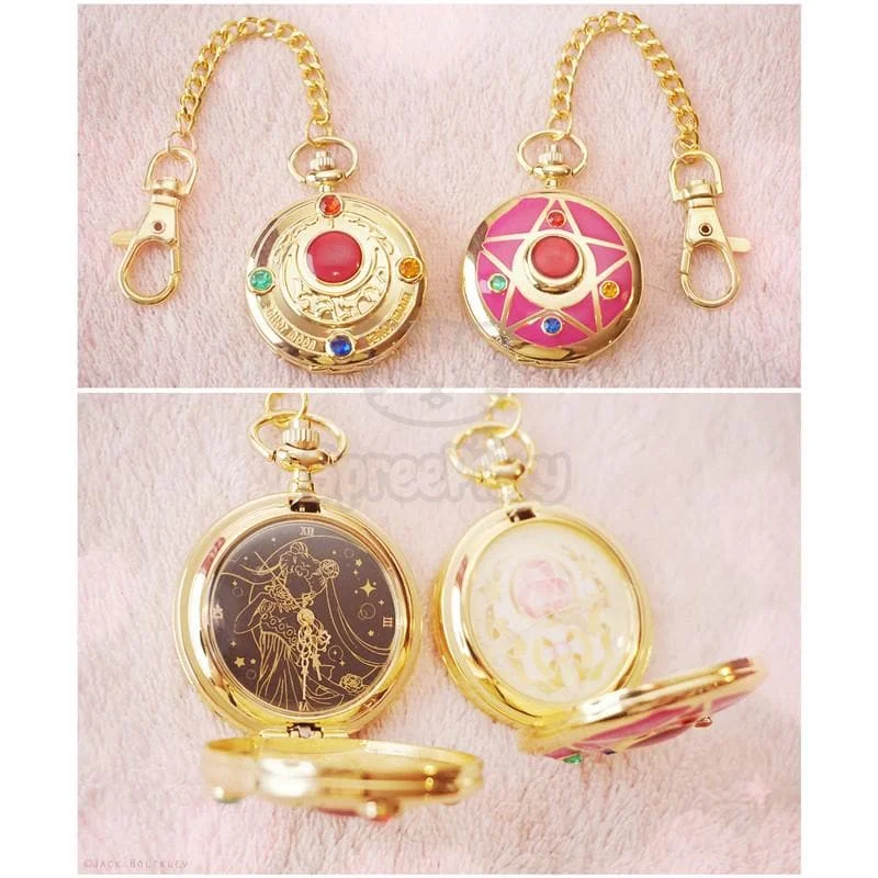 Sailor Moon Usagi Moon Prism Pocket Watch SP153268