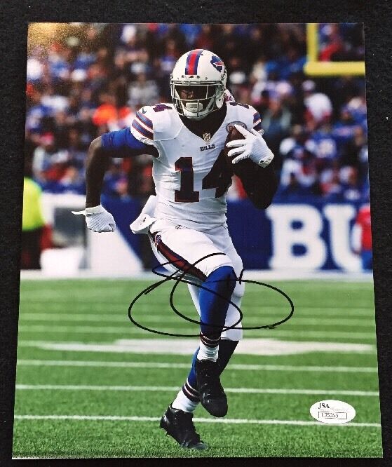 SAMMY WATKINS Signed BUFFALO BILLS 8x10 Photo Poster painting - JSA COA GORGEOUS!