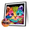 Diamond Painting -DIY Round Drill Cat