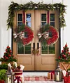 🔥Last Day 49% OFF🎄Ruffled Burlap Christmas Wreath🎄-mysite-Adracos