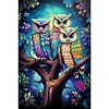 Diamond Painting-DIY Full Round Drill Owl