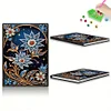 (US Local)DIY Special Shaped Flower 50 Pages Diamond Painting Notebook Kit