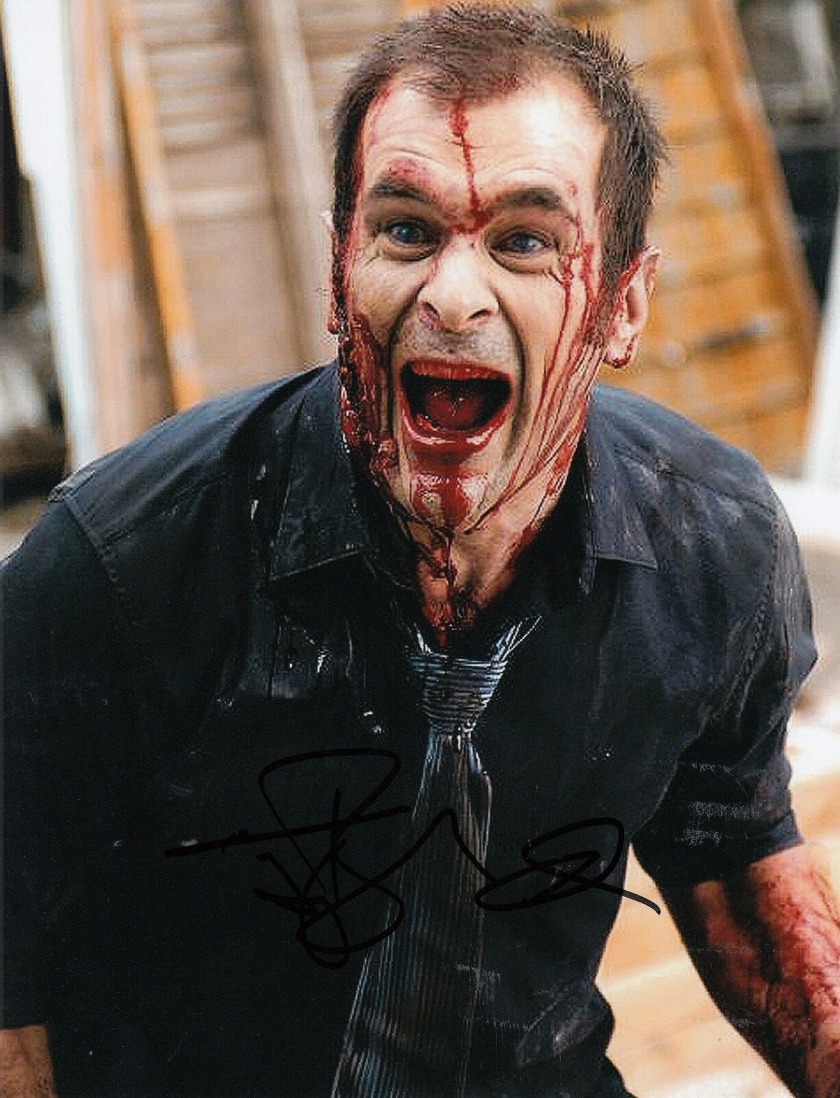 TY BURRELL signed *DAWN OF THE DEAD* MOVIE 8X10 Photo Poster painting W/COA Steve