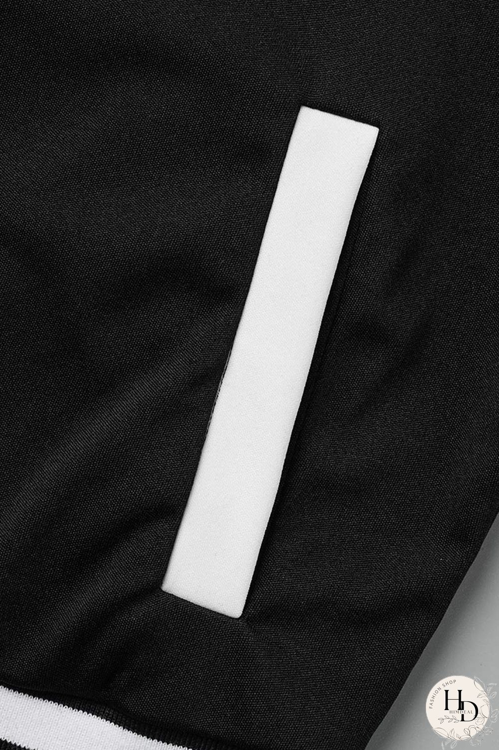 Black Fashion Casual Letter Embroidery Patchwork O Neck Short Sleeve Two Pieces