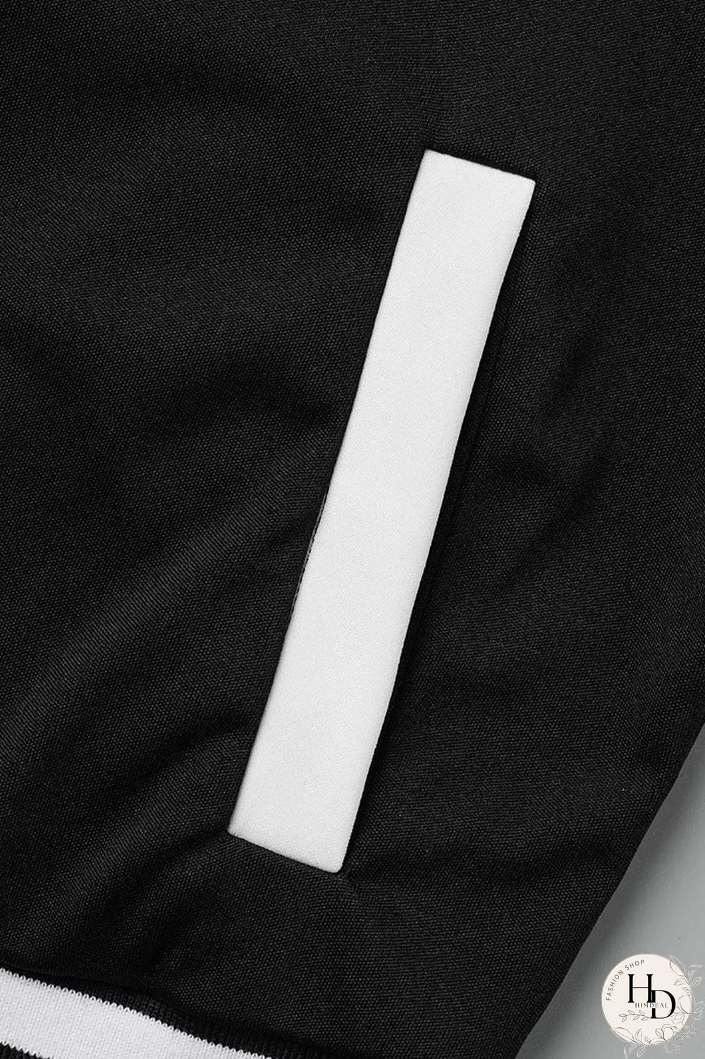 Black Fashion Casual Letter Embroidery Patchwork O Neck Short Sleeve Two Pieces