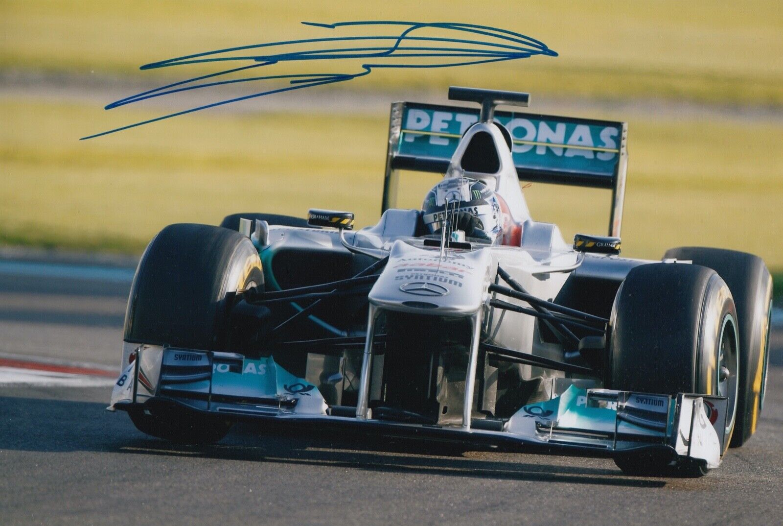 Sam Bird Hand Signed 12x8 Photo Poster painting F1 Autograph Mercedes AMG Petronas 2