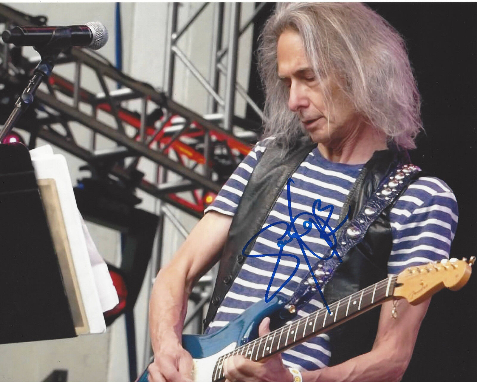 LENNY KAYE (PATTI SMITH GROUP) GUITARIST SIGNED AUTHENTIC 8X10 Photo Poster painting 1 COA PROOF