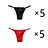 Kissbake 10PCS/SET Women's Lace Panties Ladies Sexy Cotton Underwear Female Thong Hollow Out Low Waist Lingerie Seamless G-String