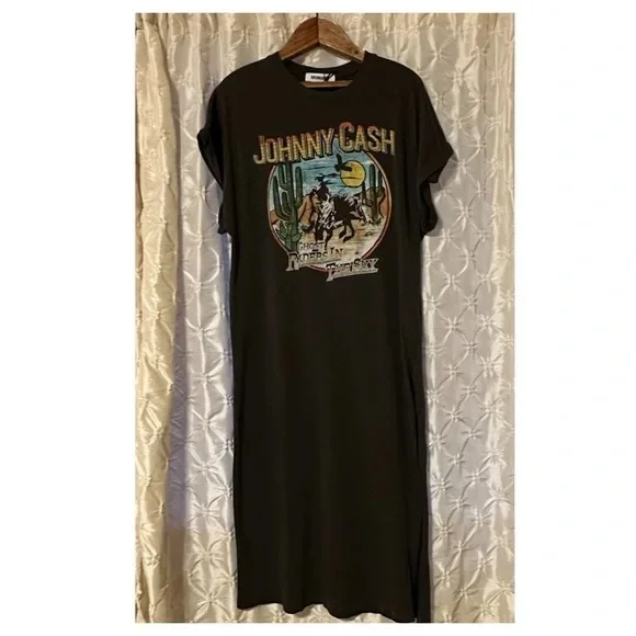 Retro Rider Long Shirt Dress 