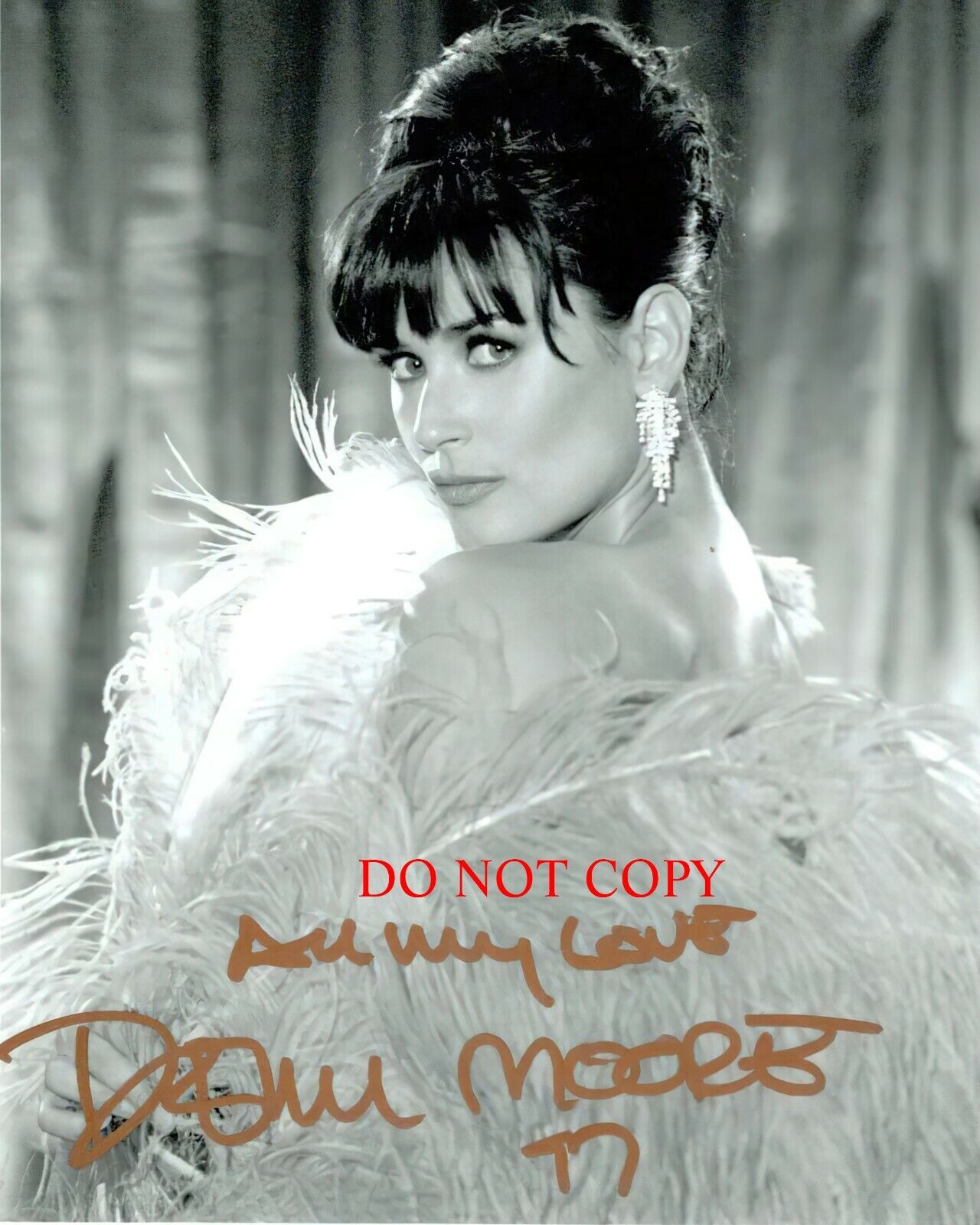 Demi Moore - Autographed Signed 8x10 Photo Poster painting (Ghost) - REPRINT