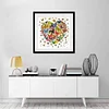 Diamond Painting-5D Full Round Drill Butterfly Heart