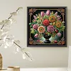 (Multi-Style)Dark Color Vase-Partial Special Shaped Diamond Painting 30*30CM