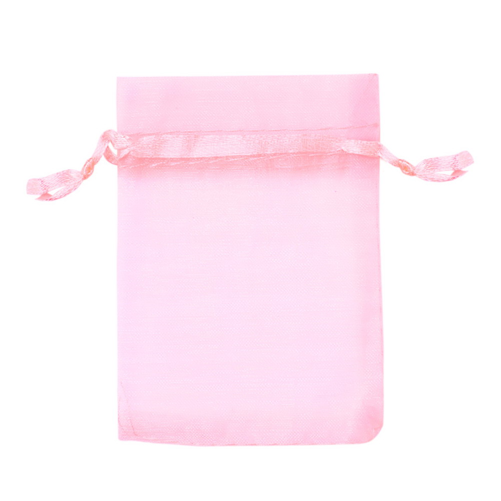 

100pcs Organza Wedding Party Gift Candy Bags Jewelry Pouches Pink, 501 Original