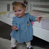 [New Series]20" Lifelike Handmade Huggable Blue Eyes Cloth Body Reborn Toddler Baby Doll Girl Masissy - RBBI-Myrebornbabydoll&reg; Myrebornbabydoll&reg;