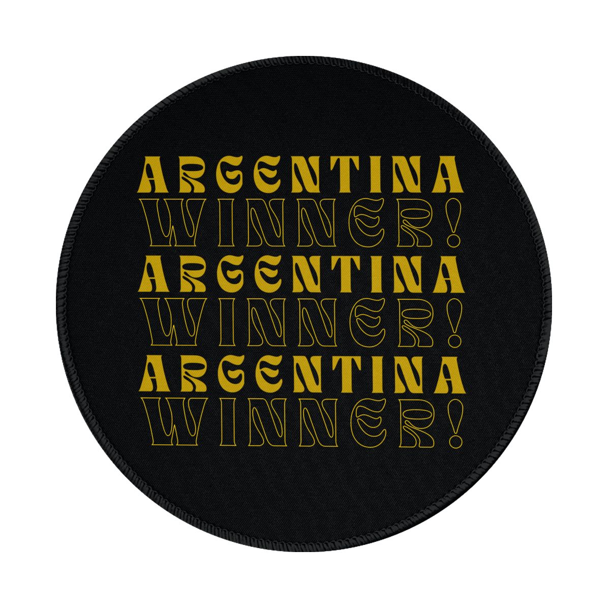 Argentina Winner Non-Slip Rubber Round Mouse Pad