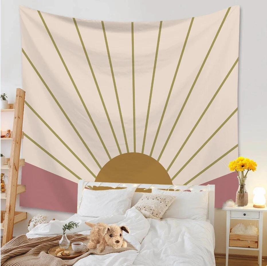 Abstract Painting Wall Hanging Tapestry Blanket Decoration Living Room Art Tapestry Carpet Boho Throw Towel Wall Hanging Macrame