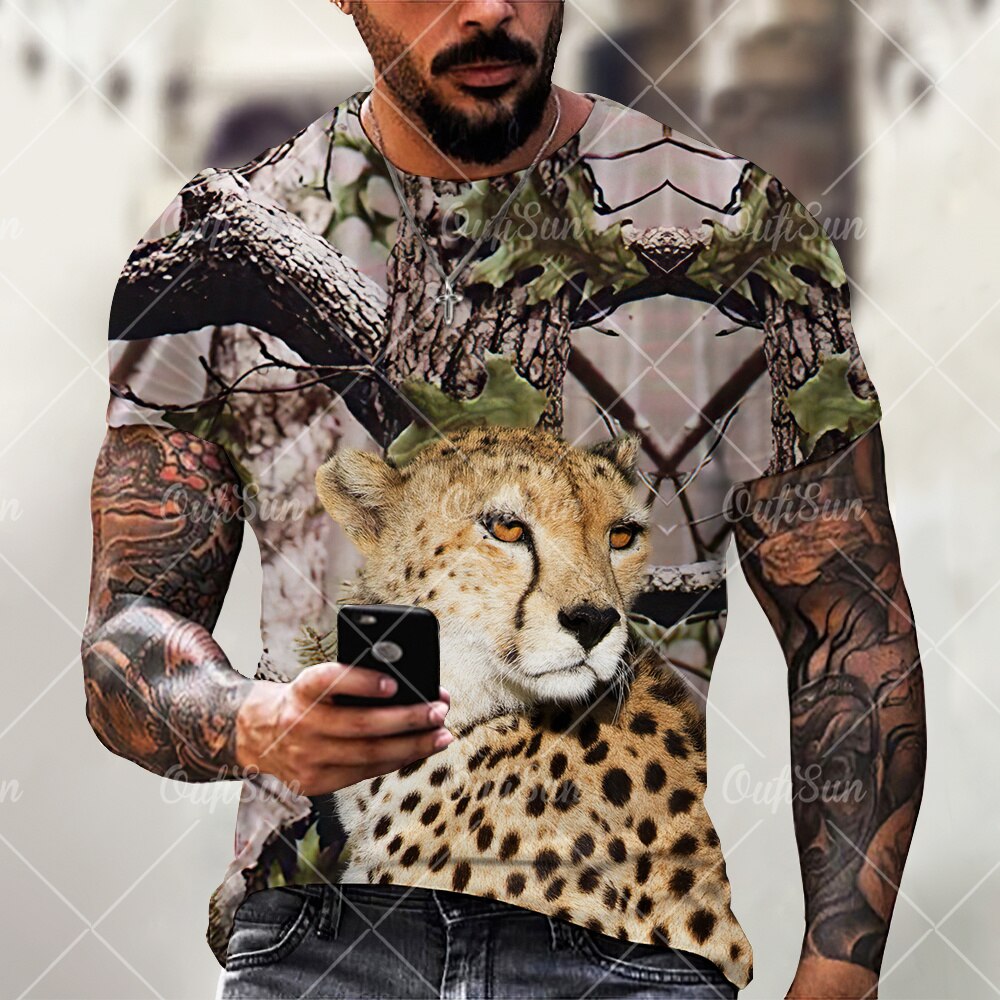

Lion Wolf - 3D Printed Men T Shirt, Xxl, 501 Original