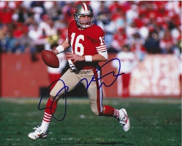 JOE MONTANA signed autographed NFL SAN FRANCISCO 49ers Photo Poster painting