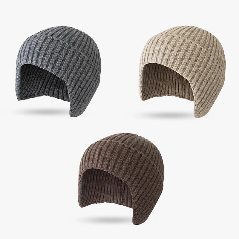 Causal Comfy Solid Knitting Beanie Hat 